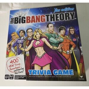 The Big Bang Theory Fact Or Fiction Fan Edition Complete w/Characters & Cards